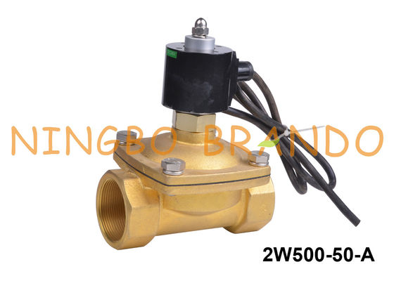 2 '' Waterproof IP68 Brass Solenoid Valve Untuk Air Mancur 24V 220V