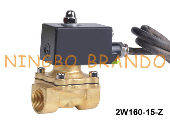 1/2 ''Ledakan-Bukti Air Kuningan Solenoid Valve 2 Way NC 24V 220V