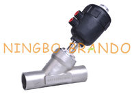 1.5 ''DN40 PN16 Welding Pneumatic Angle Seat Valve Stainless Steel