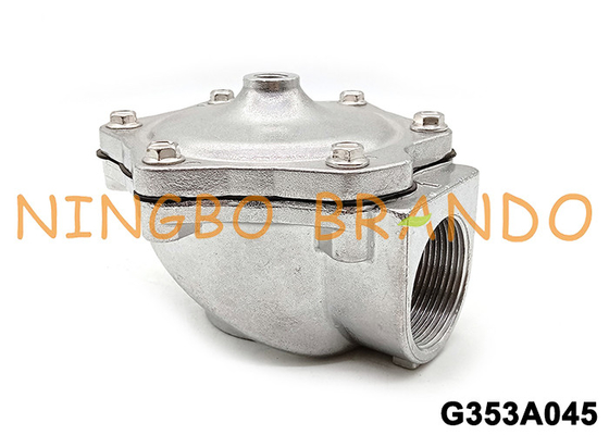 G353A045 Sudut Kanan 1.5 Inch Remote Pilot Valve Untuk Kolektor Debu