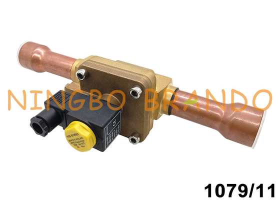 1079/11 1-3/8 '' Solder Refrigeration Solenoid Valve DC24V AC220V