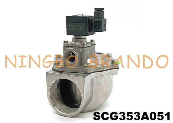 2.5 &quot;SCG353A051 ASCO Jenis Sudut Kanan 353 Seri Pulse Jet Valve Untuk Bag Filter