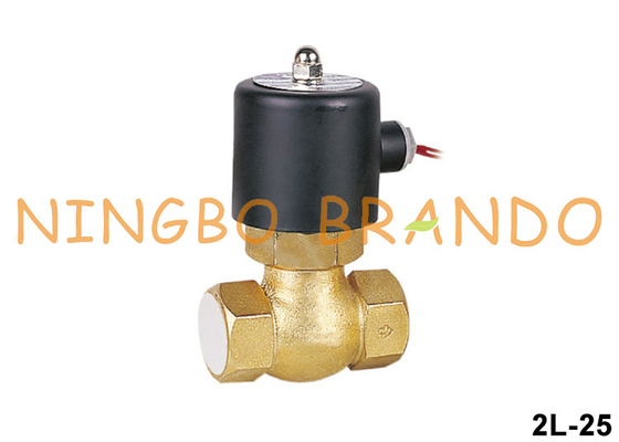 2L-25 US-25 1 '' DN25 Kuningan Solenoid Valve Untuk Uap 24V 220V
