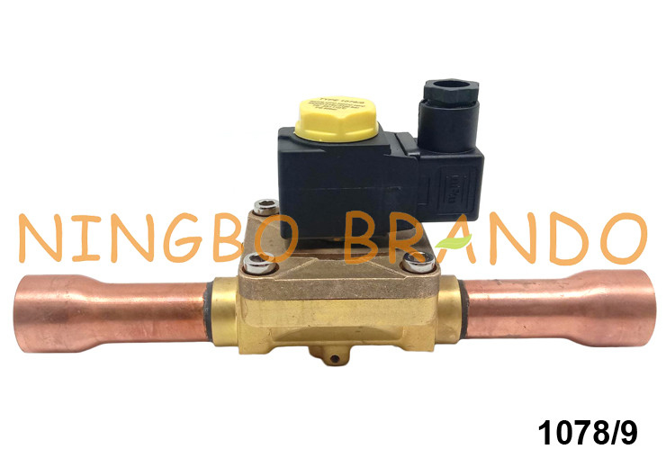 1 1/8 '' 1078/9 Castel Type Solenoid Valve Untuk Sistem Pendinginan 24V 110V 220V