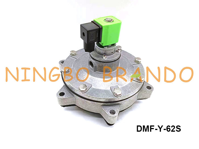 BFEC DMF-Y-62S 2.5 '' Katup Jet Pulsa Tertanam Untuk Filter Kantong Baghouse Kolektor Debu