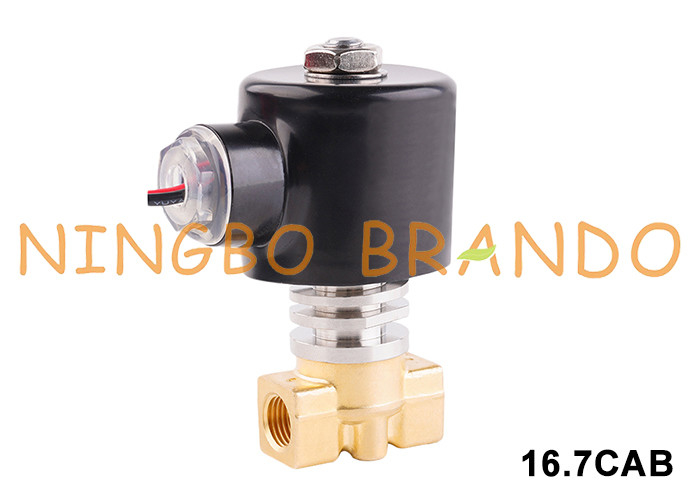 Ultra-High Temperature Steam Brass Solenoid Valve 1/8' 1/4' 3/8' 24V 110V 220V