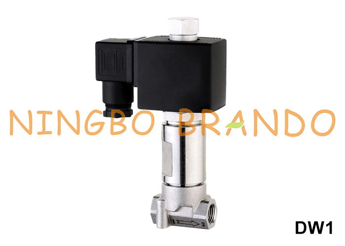 -196°C suhu yang sangat rendah kriogenik Solenoid Valve untuk nitrogen cair 1/8' 1/4'