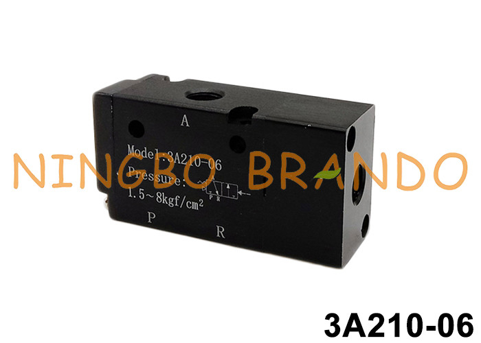 3A210-06 Klep Pilot Udara Pneumatik Buka Biasa Tutup Biasa 3/2 Way
