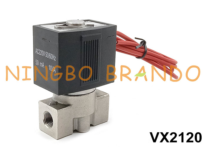 SMC Tipe VX2120-02 Solenoid Valve dari Baja Rinsing 1/4' 24V 220V