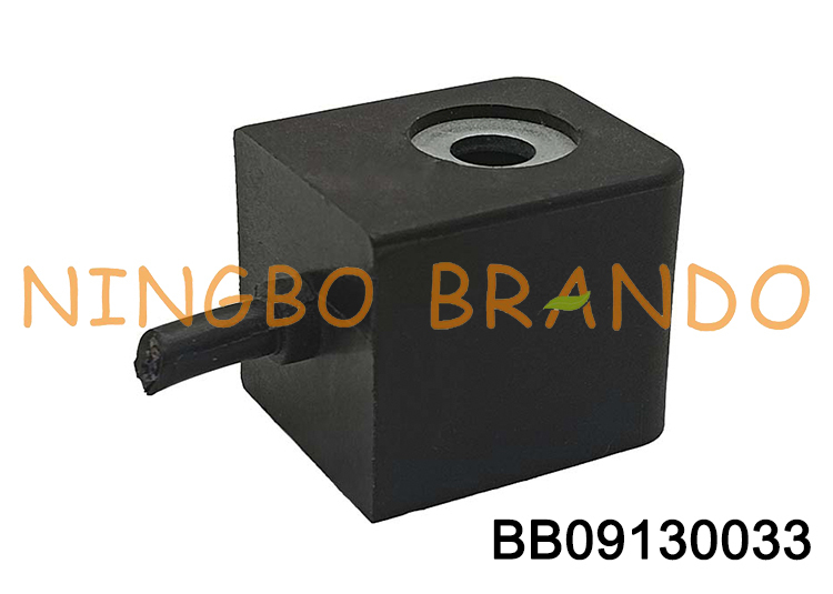 Kumparan Katup Solenoid Pneumatik Tipe CNOMO Dengan Kabel Kawat Lubang Diameter 9mm 13VA 10W