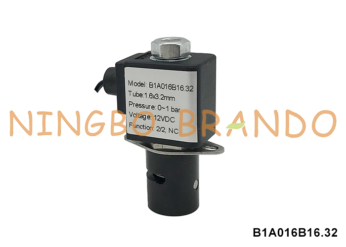Katup Jepit Solenoid Tertutup Normal untuk Tabung 3.2mm 220V 110V 24V 12V