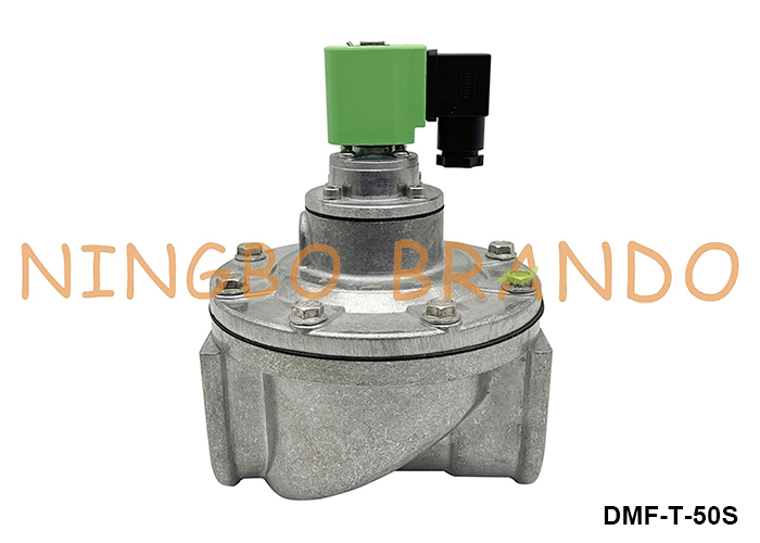 2 ''DMF-T-50S BFEC Lurus Melalui Pulse Jet Valve Untuk Kolektor Debu