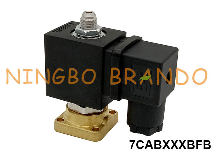 3 Way Flange Brass Solenoid Valve Untuk Mesin Kopi 12V 24V 110V 220V