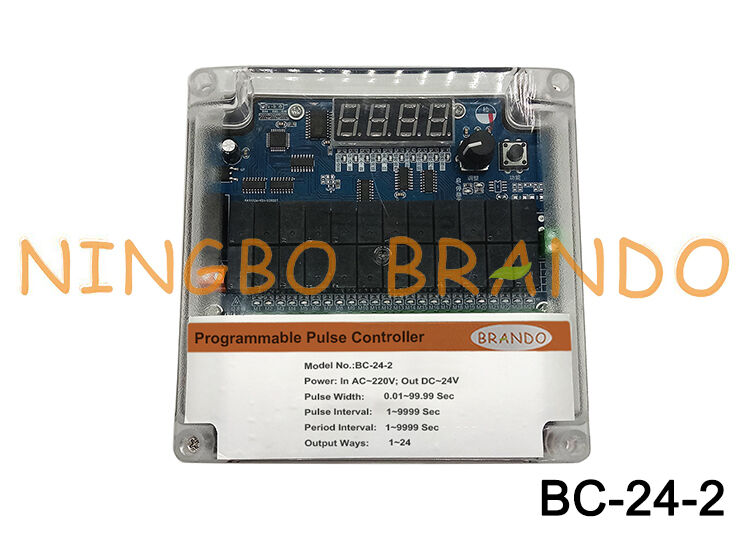 24 Baris 220VAC Input 220VAC Output Pulse Valve Controller Untuk Pengumpul Debu