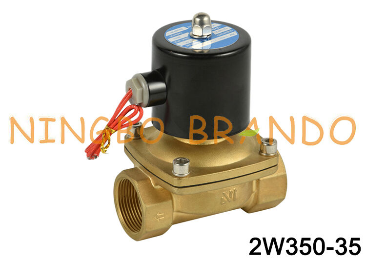 2W350-35 1 1/4 Inch Water Solenoid Valves 2 Way Biasanya Ditutup