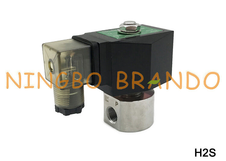 High Pressure Solenoid Valve G 1/8'' Inch Stainless Steel 230V 220V 200 bar