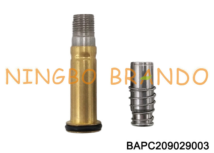 Angker Flange Tabung Panduan Kuningan NC 2 Arah untuk 2V025-06 2V025-08 2P025-06 2P025-08