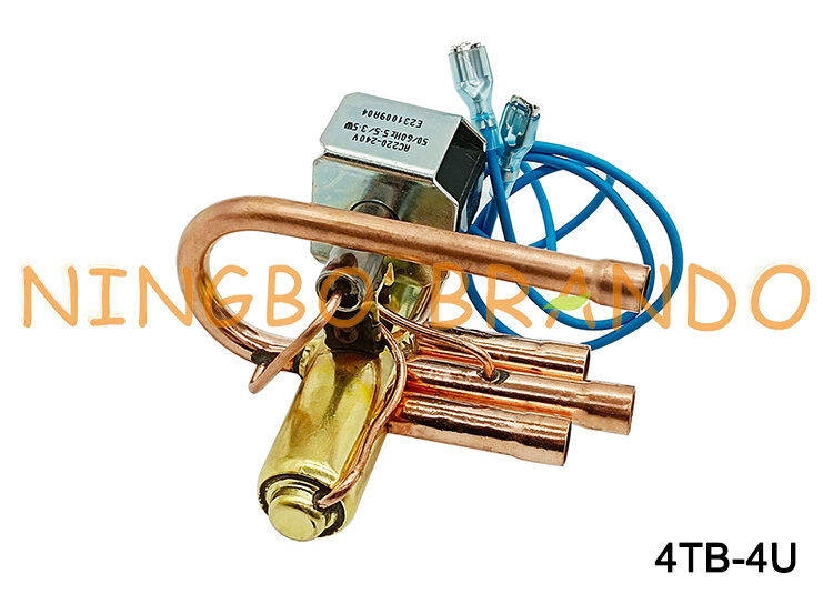 Katup Pembalik Empat Arah 4TB-4U untuk Pendinginan AC dengan R22 R407C R404A R410A