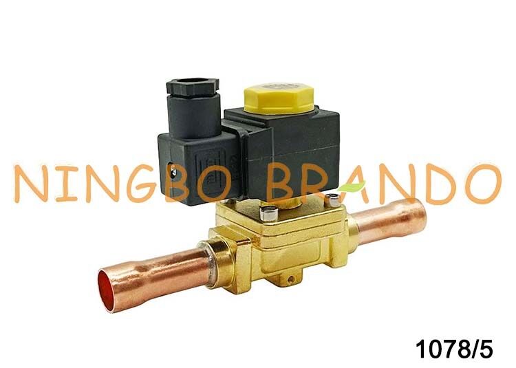 Katup Solenoid Freezer Pendingin Udara Tipe Castel 1078/5 Biasanya Tertutup