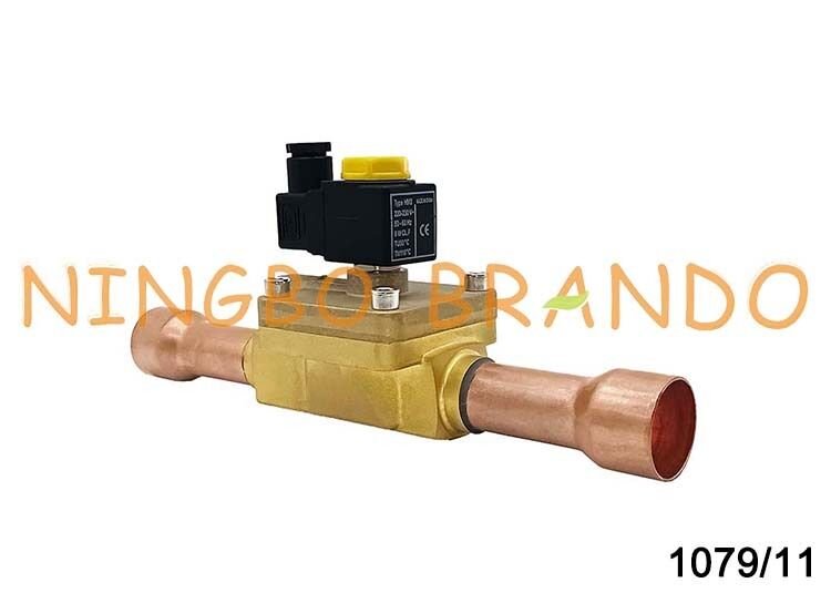 Castel Type 1079/11 1-3/8 '' Katup Solenoid Freezer AC Biasanya Tertutup