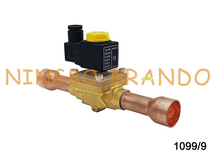 Katup Solenoid Tipe Castel 1099/9 dengan Coil HM2 230V 1099/9A6 solder 1-1/8''