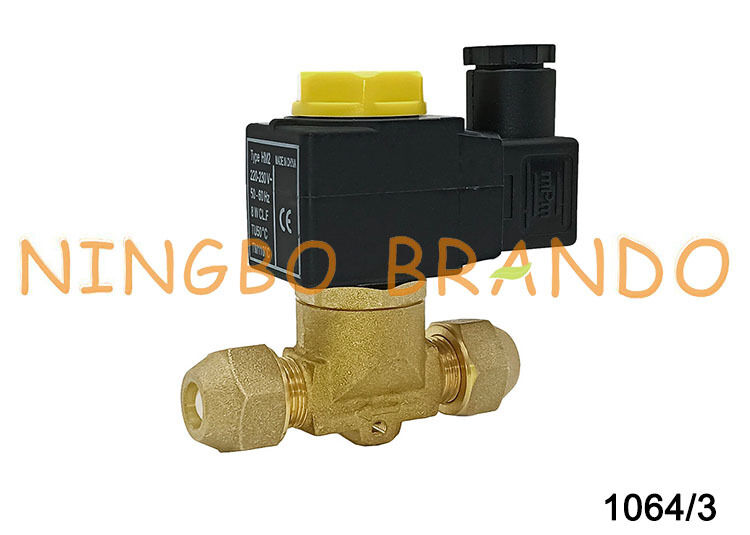 1064/3 Tipe Castel Solenoid Valve 3/8' Flare 1064/3A7 untuk pendingin