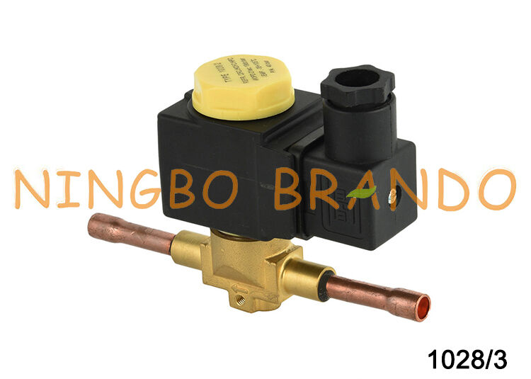 Katup Solenoid Pendingin Tipe Castel 1028/3 Solder 3/8'' 220V HM2