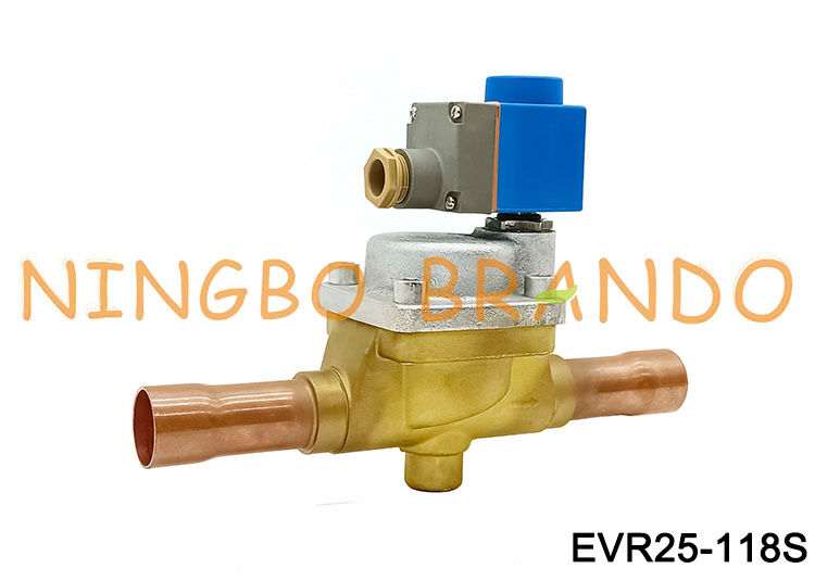 Katup Solenoid Danfoss Tipe 032L2201 EVR 25 Solder ODF 1 1/8 inci