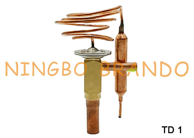 Katup ekspansi termostatik Danfoss Tipe TD1 R134a R22 R407C R404A