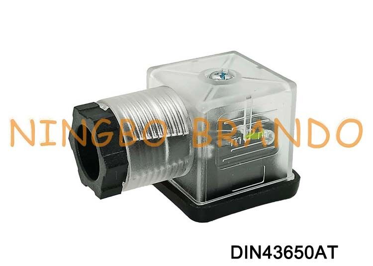 DIN43650A Solenoid Valve Coil Connector 18mm Transparan DIN 43650 Tipe A