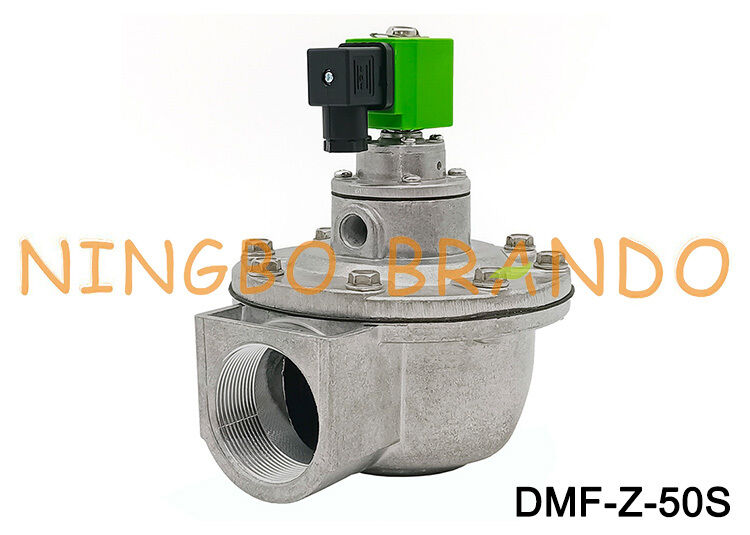 DMF-Z-50S G2 Inci Sudut Kanan Katup Diafragma Solenoid Pulsa Pneumatik AC220V DC24V