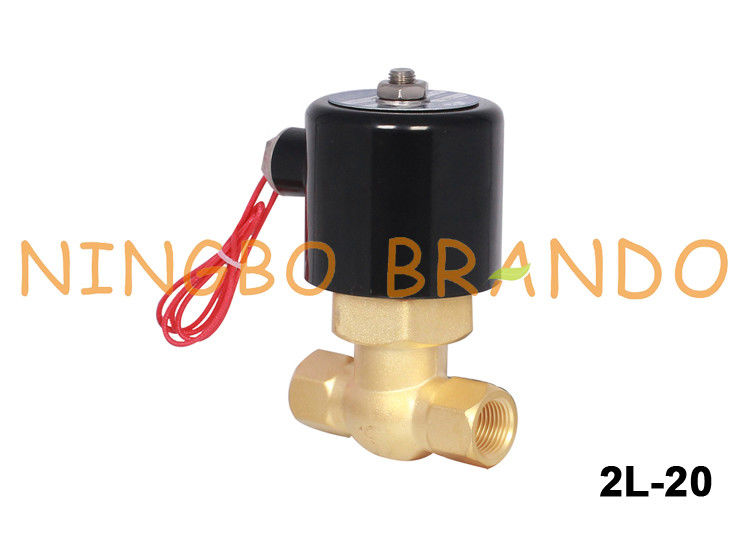 Jenis UNI-D US-20 2L-20 3/4 &quot;Air Panas Kuningan Kuningan Solenoid Valve AC110V AC220V DC24V
