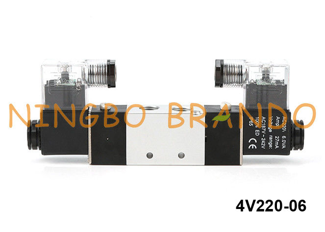 4V220-06 Katup Solenoid Pneumatik Jenis Airtac 4V220-06-DC24V 24V DC