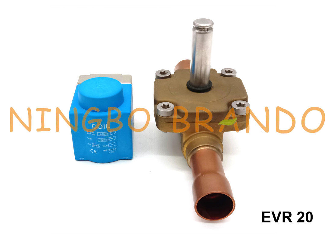 Danfoss Type EVR 20 NC Refrigeration Solenoid Valve 7/8 '' 24VDC 220VAC