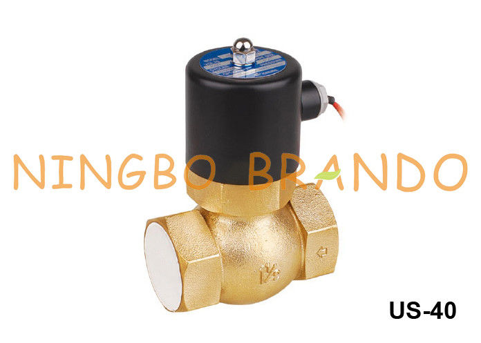 2L-40 US-40 Uni-D Jenis Uap Kuningan Solenoid Valve 1 1/2 ''24V 220V