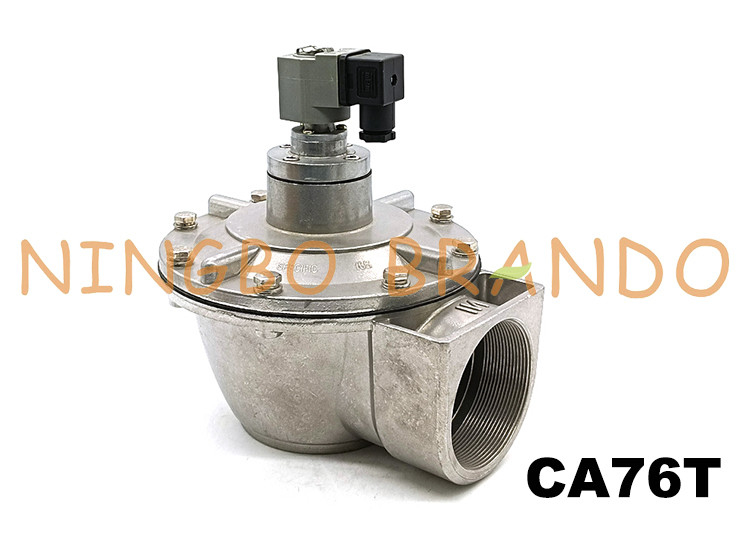 CA76T Goyen Type Pulse Jet Valve Sudut Kanan Seri T Berulir Untuk Kolektor Debu