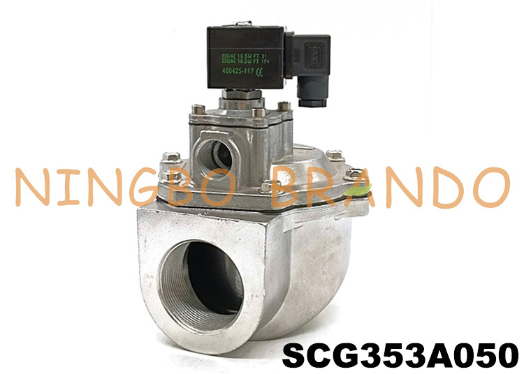 SCG353A050 2 &quot;ASCO Type Pulse Jet Valve Threaded 353 Series Solenoid Diaphragm