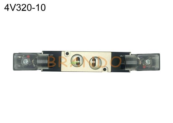 4V320-10 BSP 3/8'' Inch 5 Way Automatic Solenoid Valve AC220V Pneumatic Parts