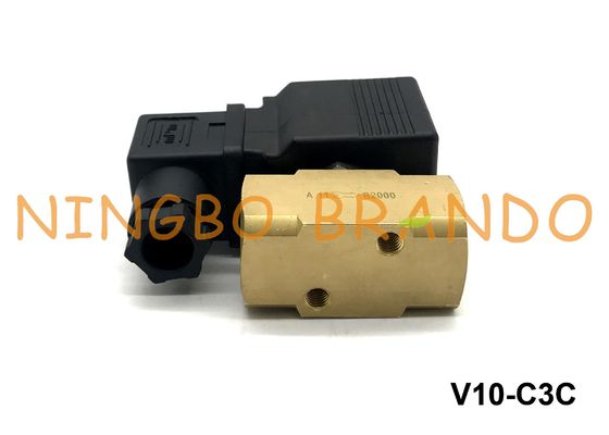 3/8" AC220V V10-C3C VMI Type Extruder Solenoid Valve Direct Acting Normally Closed 2 Way