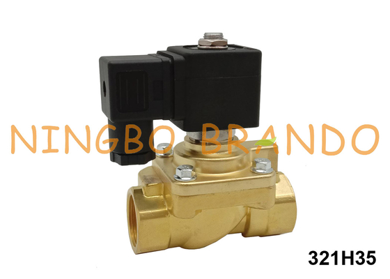 1/2 ''321H35 Jenis Parker Katup Solenoid Kuningan Tekanan Tinggi 40 Bar 24V 220V