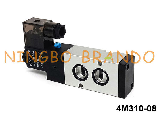 Airtac Tipe 4M310-08 Namur Pilot Solenoid Valve 5/2 Way 24V 220V