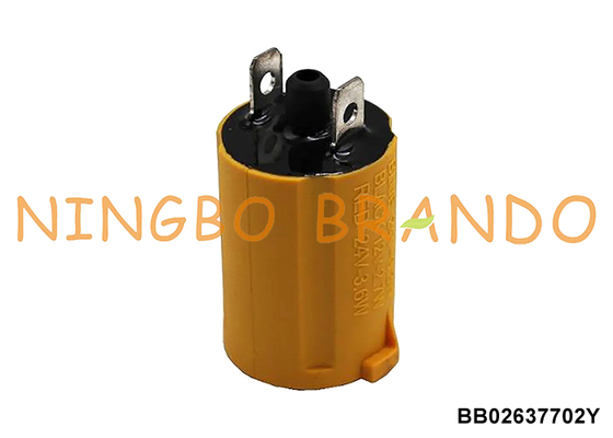 24V 2.7W Kuning Solenoid Coil Untuk DELAVAL Memerah Pulsator Bagian EP100 EP2090