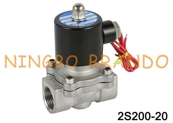 2S200-20 3/4'' 2/2 Way Norally tertutup Air Stainless Steel Solenoid Valve
