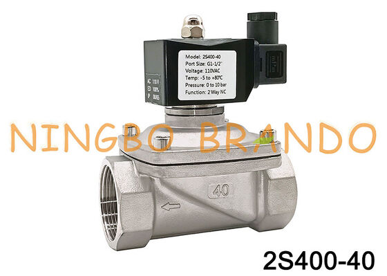 Katup Kontrol Cairan Seri 2S 2S400-40 1,5'' Biasanya Tertutup