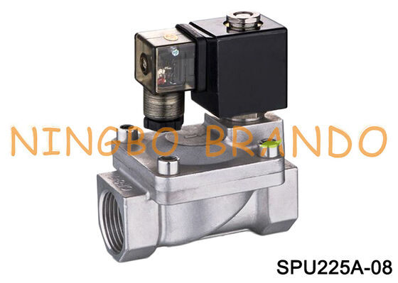 Katup Solenoid Baja Tahan Karat 1 Inci Tipe Shako SPU225A-08