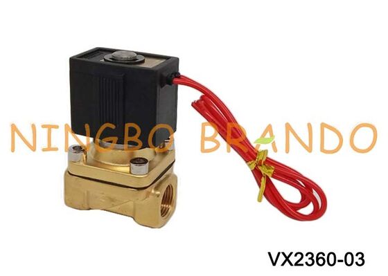 SMC Tipe VX2360-03 3/8 ''Katup Solenoid Kuningan AC220V AC110V DC24V