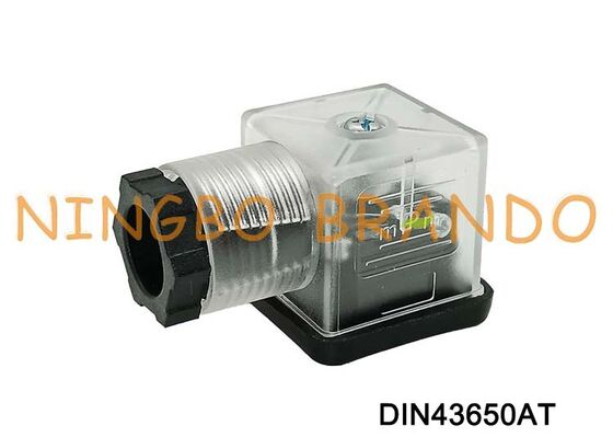 DIN43650A Solenoid Valve Coil Connector 18mm Transparan DIN 43650 Tipe A