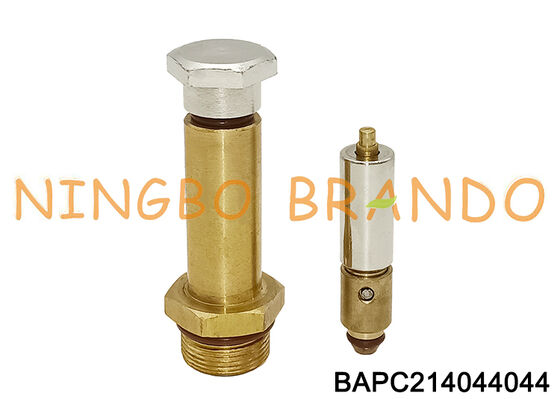 Armature Katup Solenoid Kuningan 2 Arah Tabung Plunger Solenoid NC dan Inti Besi OD 14Mm
