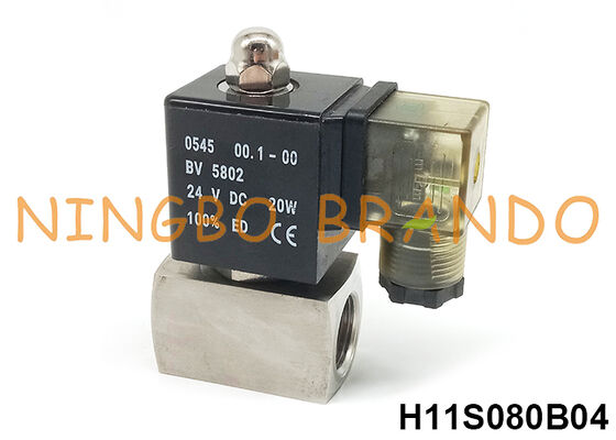 Katup Solenoid Tekanan Tinggi 160 bar 1/2'' 220V 110V 24V 12V 16 MPa