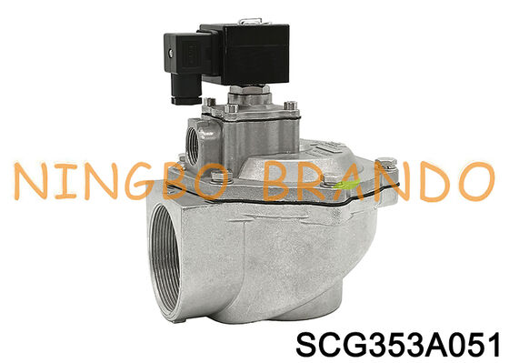 G2-1/2'' SCG353A051 Katup Solenoid Diafragma Sudut Kanan DC24V AC220V